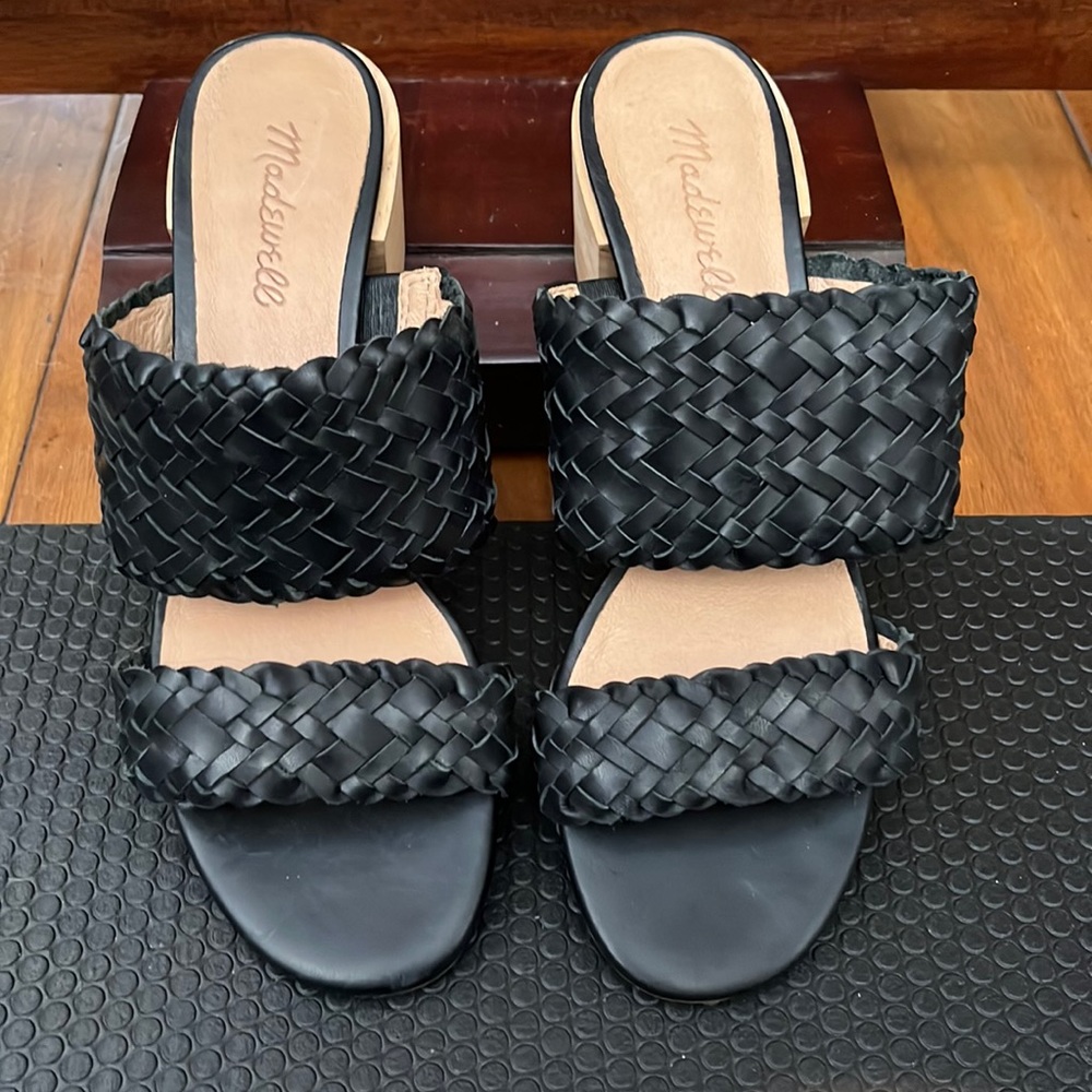 Black maid, well slides size 7 1/2
